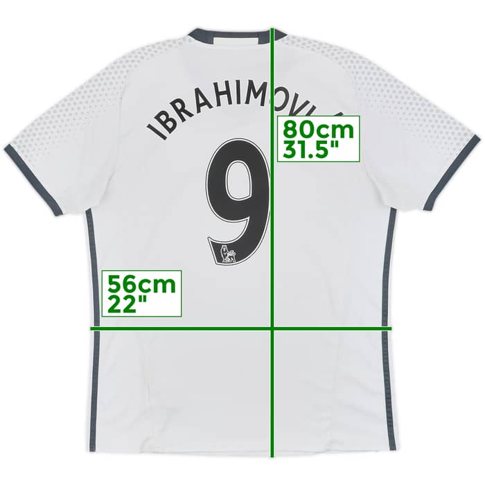 2016-17 Manchester United Third Shirt Ibrahimovic #9 - 6/10 - (L)