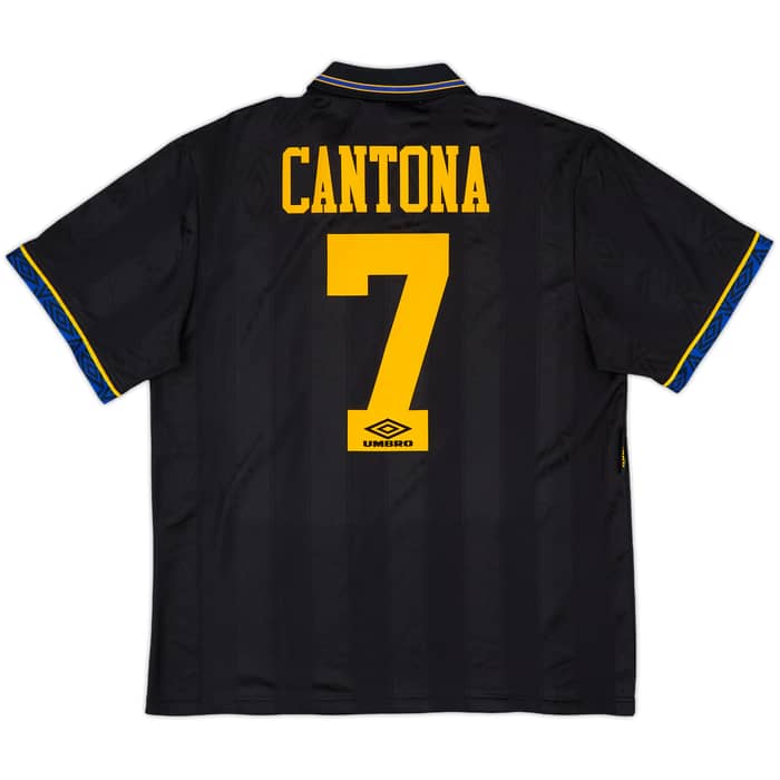 1993-95 Manchester United Away Shirt Cantona #7 - 10/10 - (L)