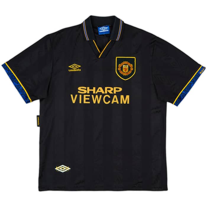 1993-95 Manchester United Away Shirt Cantona #7 - 10/10 - (L)