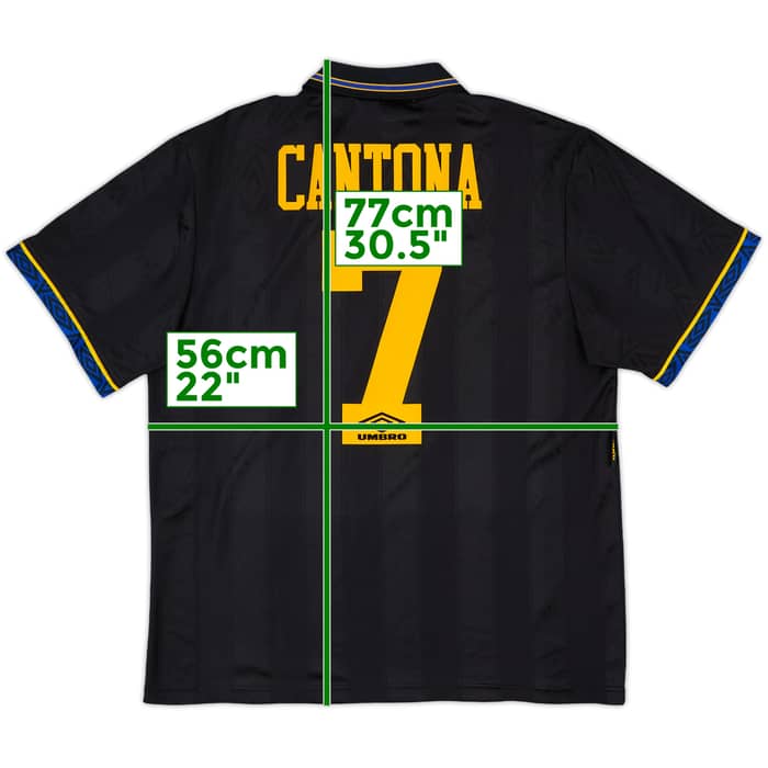 1993-95 Manchester United Away Shirt Cantona #7 - 10/10 - (L)