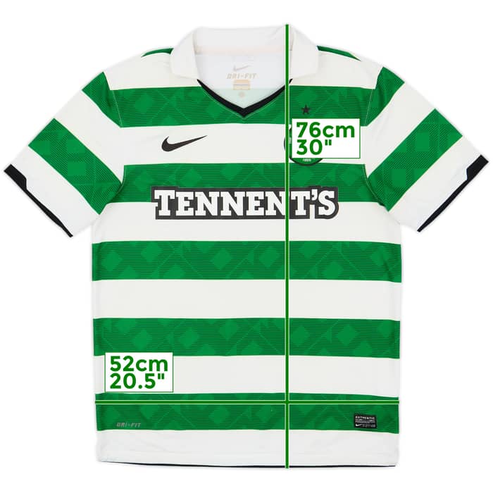2010-12 Celtic Home Shirt - 7/10 - (M)