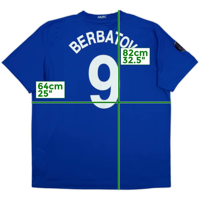 2008-09 Manchester United Third Shirt Berbatov #9 - 5/10 - (3XL)