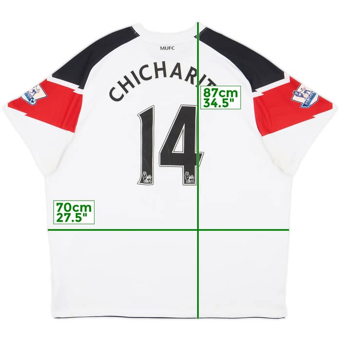 2010-12 Manchester United Away Shirt Chicharito #14 - 7/10 - (XXL)