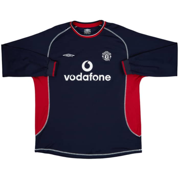 2000-01 Manchester United Third L/S Shirt Beckham #7 - 6/10 - (XXL)