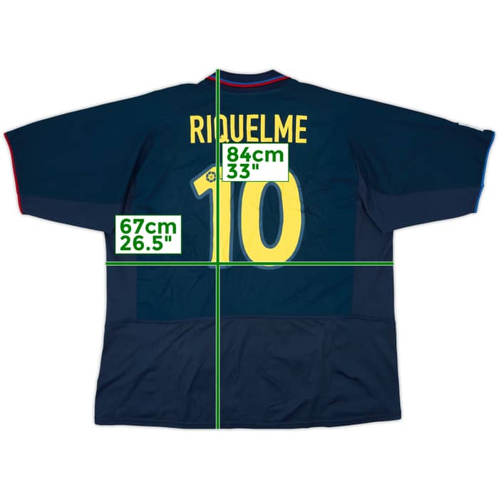 2002-03 Barcelona Away Shirt Riquelme #10 - 6/10 - (XXL)