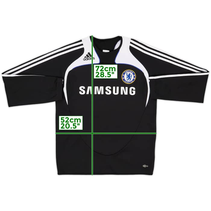 2008-09 Chelsea adidas Sweat Top - 8/10 - (S)