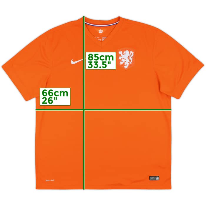 2014-15 Netherlands Home Shirt - 10/10 - (XXL)