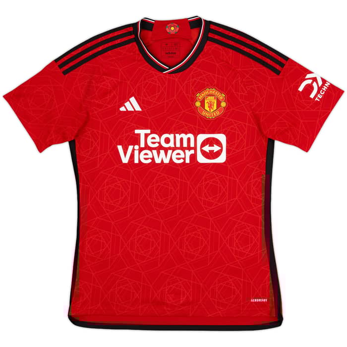 2023-24 Manchester United Home Shirt Martinez #6 - 10/10 - (M)