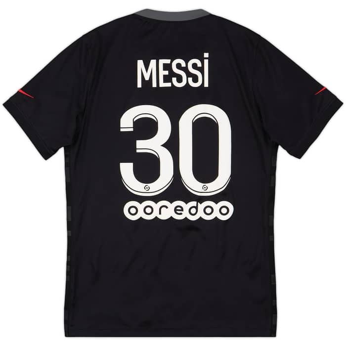 2021-22 Paris Saint-Germain Third Shirt Messi #10 - 9/10 - (S)