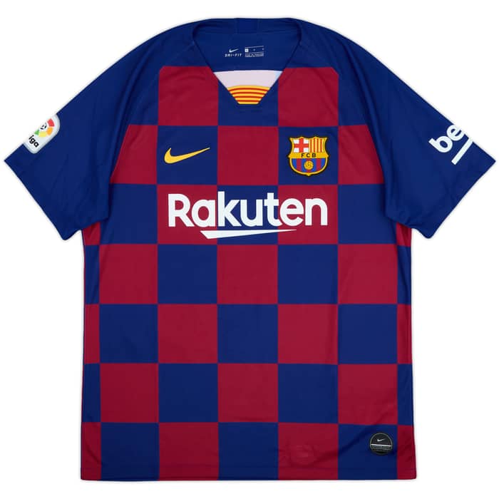 2019-20 Barcelona Home Shirt Messi #10 - 9/10 - (L)