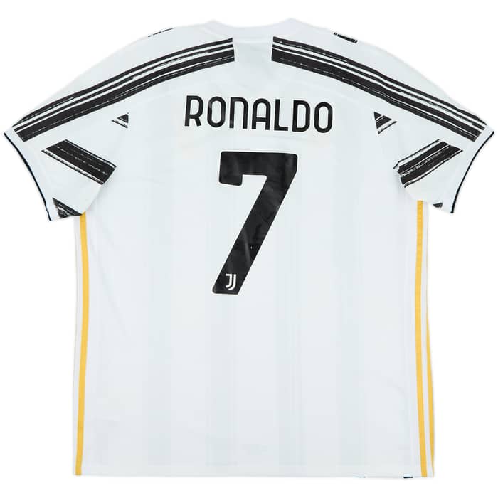 2020-21 Juventus Home Shirt Ronaldo #7 - 8/10 - (XL)