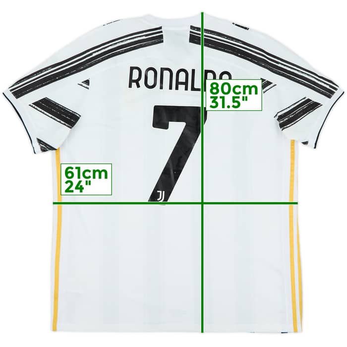 2020-21 Juventus Home Shirt Ronaldo #7 - 8/10 - (XL)