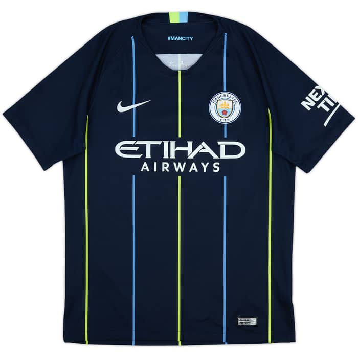 2018-19 Manchester City Away Shirt Kompany #4 - 9/10 - (M)
