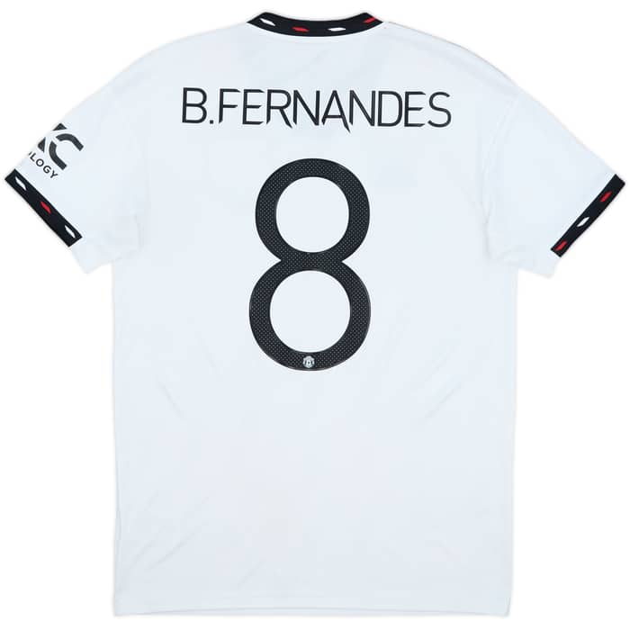 2022-23 Manchester United Away Shirt B.Fernandes #8 - 9/10 - (M)