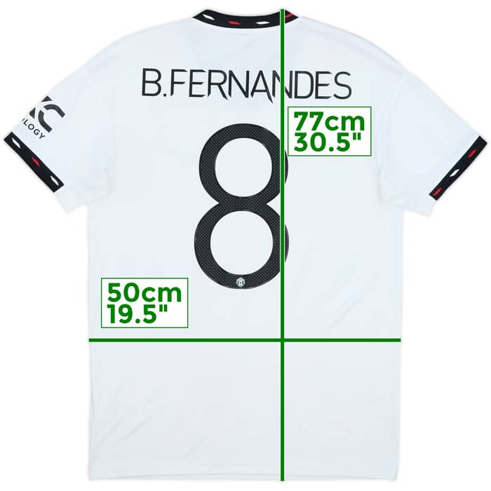 2022-23 Manchester United Away Shirt B.Fernandes #8 - 9/10 - (M)