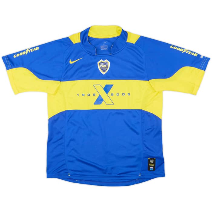 2003-04 Boca Juniors Home Shirt - 10/10 - (L.Boys)