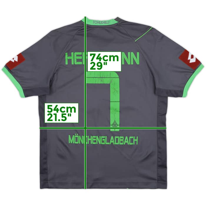 2011-12 Borussia Monchengladbach Away Shirt Herrmann #7 - 4/10 - (S)