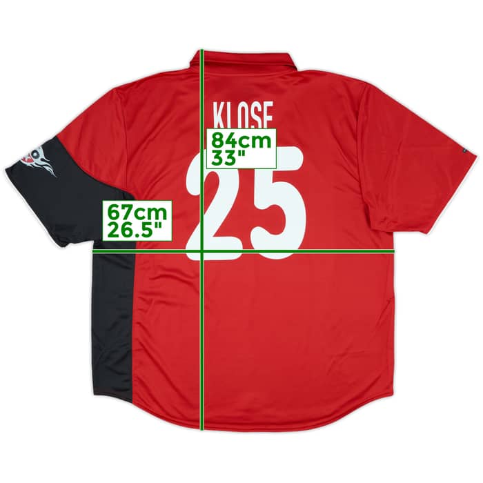 2000-01 Kaiserslautern Home Shirt Klose #25 - 9/10 - (XXL)