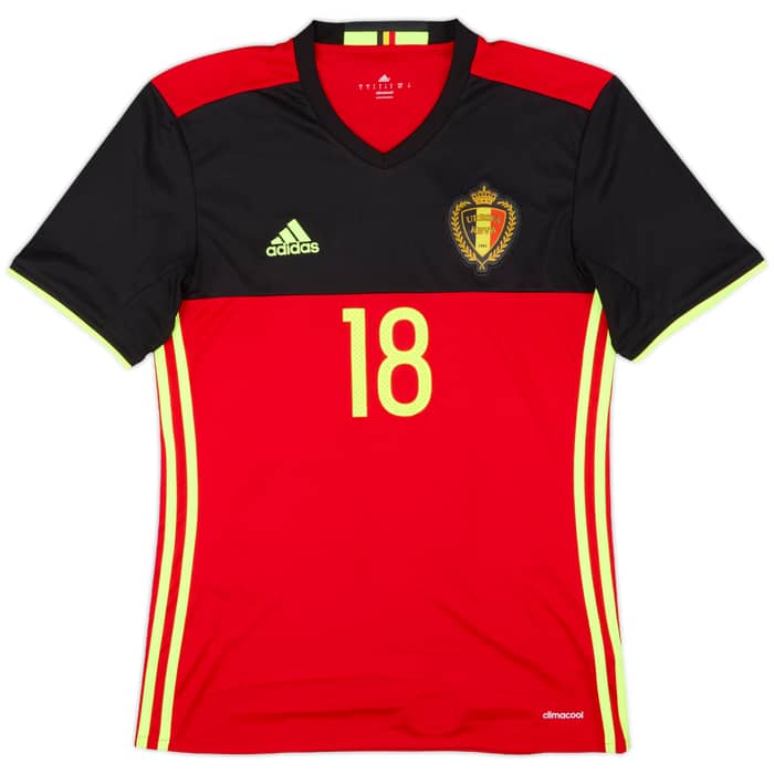 2016-17 Belgium Home Shirt Nainggolan #18 - 9/10 - (S)
