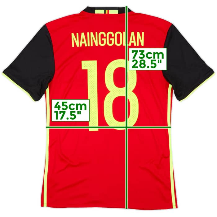 2016-17 Belgium Home Shirt Nainggolan #18 - 9/10 - (S)
