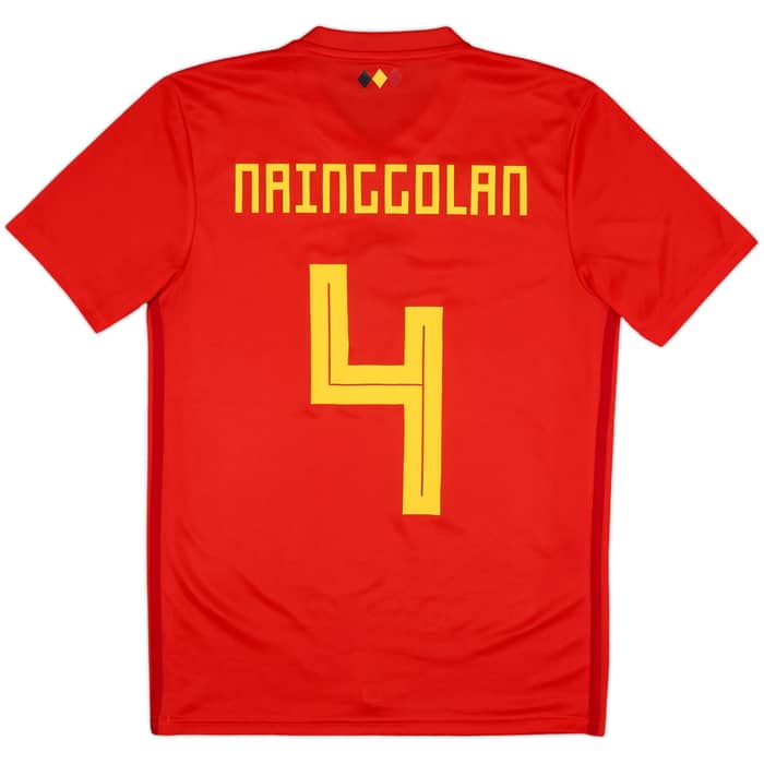 2018-19 Belgium Home Shirt Nainggolan #4 - 9/10 - (S)