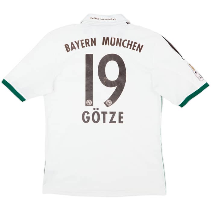2013-14 Bayern Munich Away Shirt Gotze #19 - 7/10 - (M)