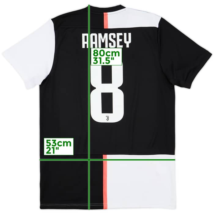 2019-20 Juventus Home Shirt Ramsey #8 - 9/10 - (L)