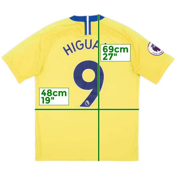 2018-19 Chelsea Away Shirt Higuain #9 - 7/10 - (M)