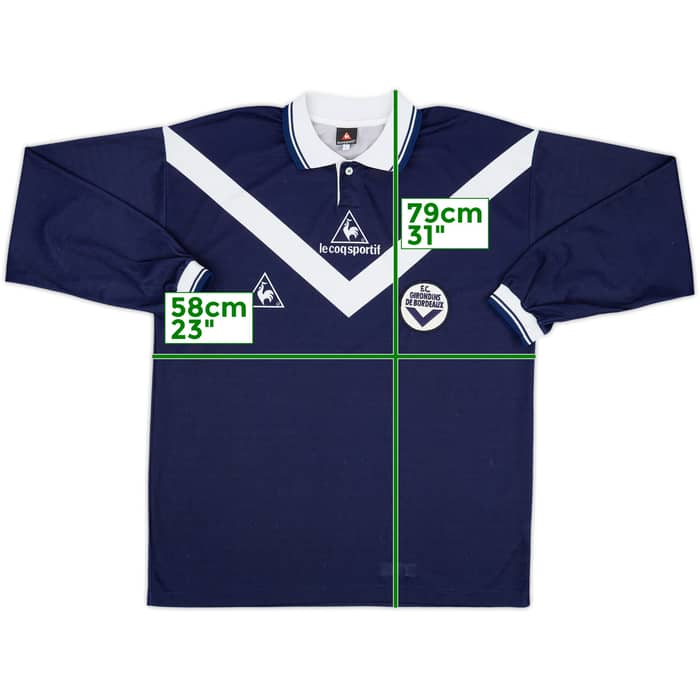 1998-99 Bordeaux Home L/S Shirt - 8/10 - (L)