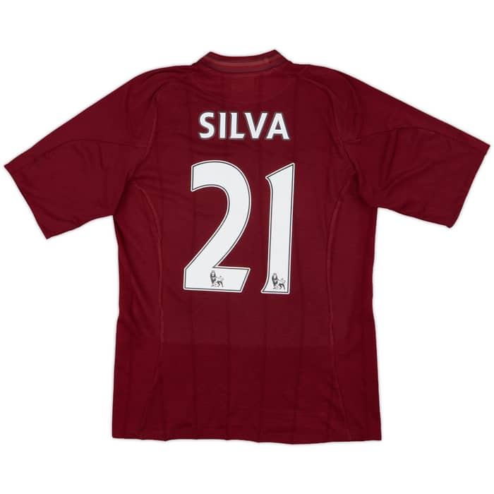 2012-13 Manchester City Away Shirt Silva #21 - 8/10 - (S)