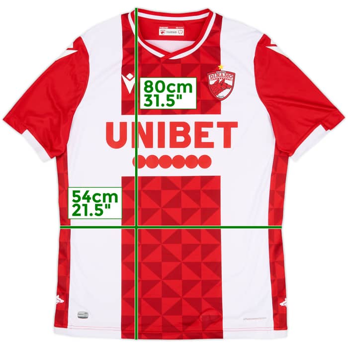 2020-21 Dinamo Bucuresti Home Shirt - 9/10 - (XXL)