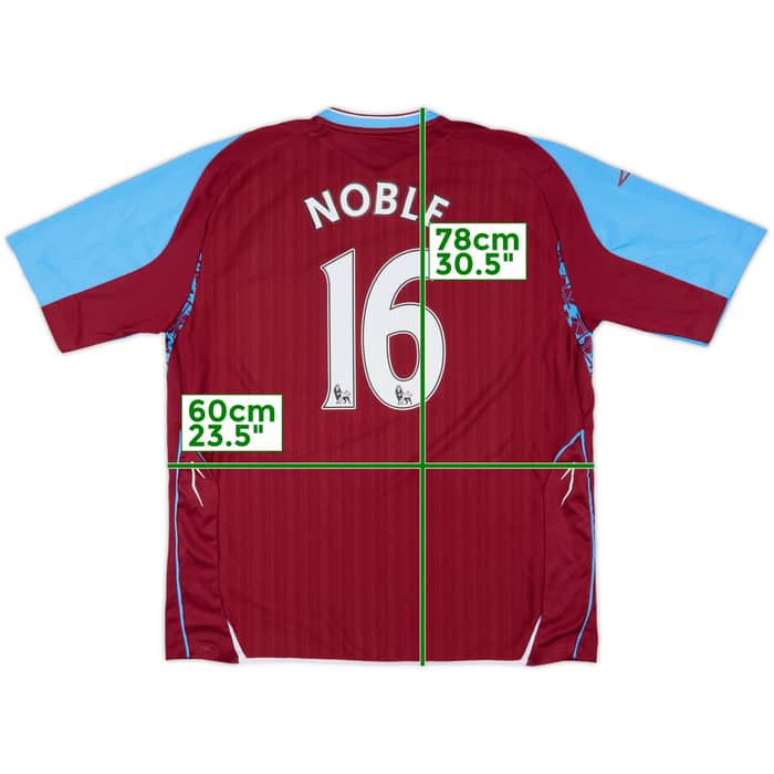 2007-08 West Ham Home Shirt Noble #16 - 6/10 - (XXL)