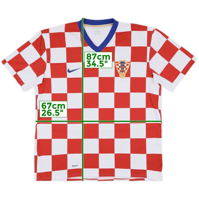 2008-09 Croatia Home Shirt - 9/10 - (XXL)