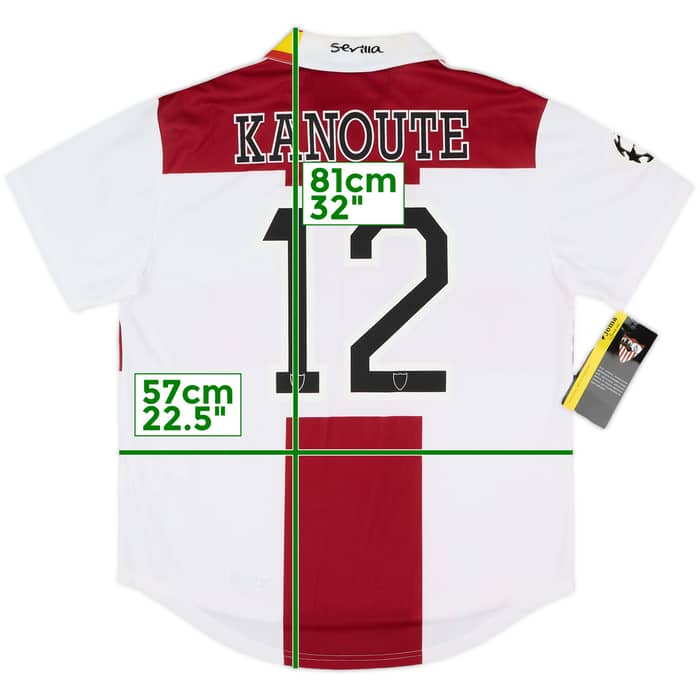 2007-08 Sevilla European Home Shirt Kanoute #12 (S)