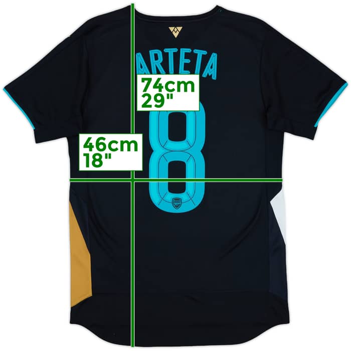 2015-16 Arsenal Third Shirt Arteta #8 - 8/10 - (S)