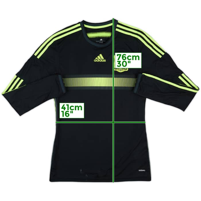 2013-15 Spain Player Issue Away L/S Shirt - 8/10 - (M)