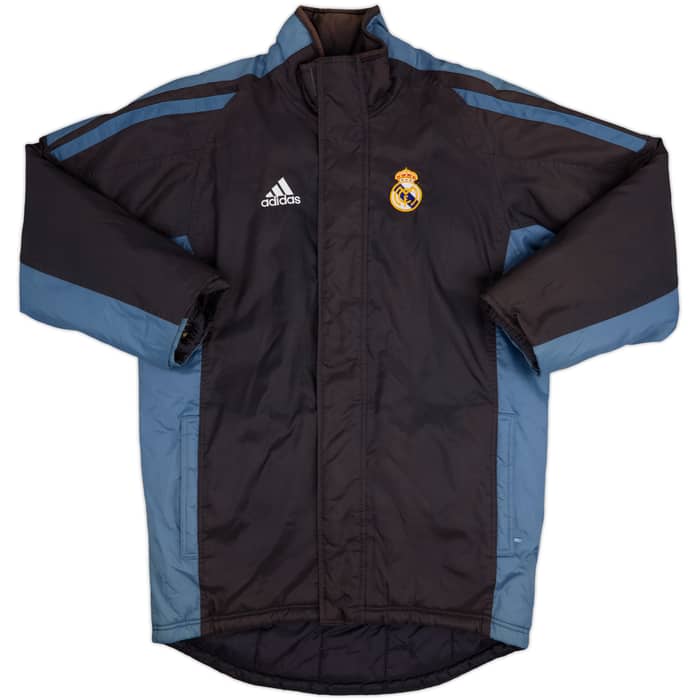 2001-02 Real Madrid adidas Padded Bench Coat - 6/10 - (S)