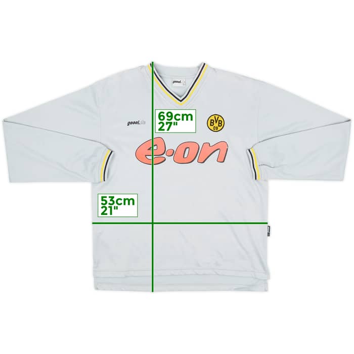 2000-01 Borussia Dortmund Away L/S Shirt - 6/10 - (XL.Boys)