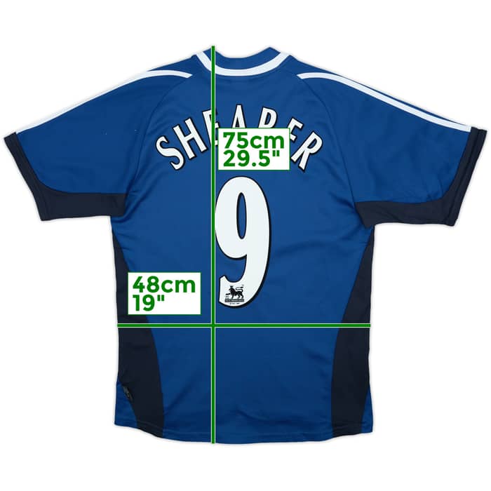 2001-02 Newcastle Away Shirt Shearer #9 - 7/10 - (S)