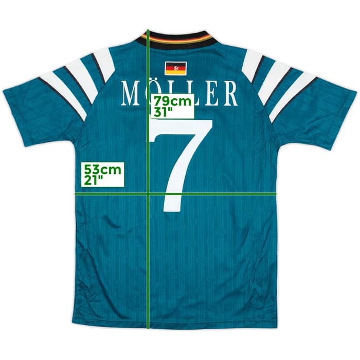 1996-98 Germany Away Shirt Moller #7 - 9/10 - (L)