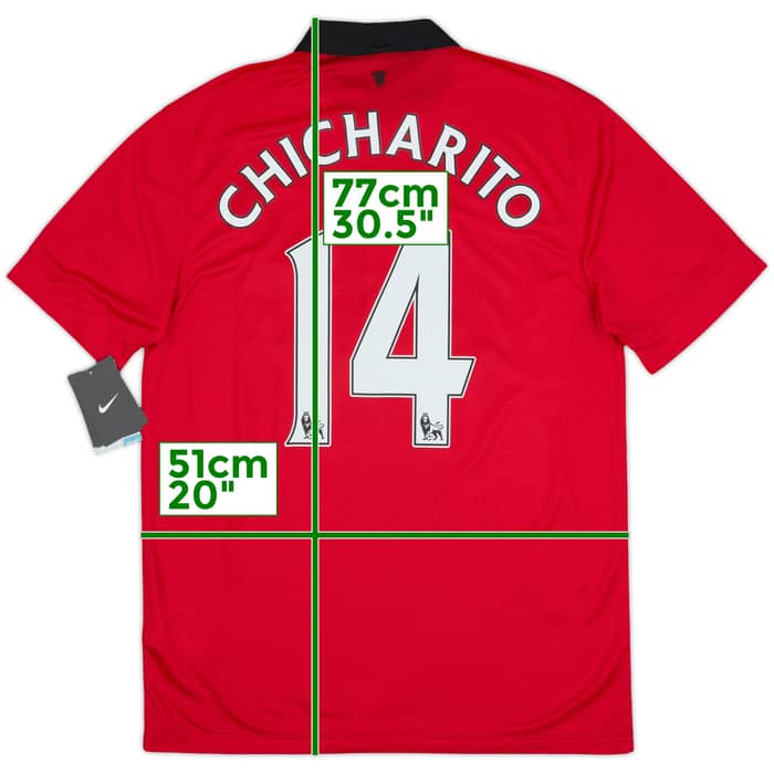 2013-14 Manchester United Home Shirt Chicharito #14 (M)