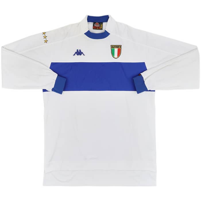 1998-00 Italy Away L/S Shirt - 9/10 - (XXL)