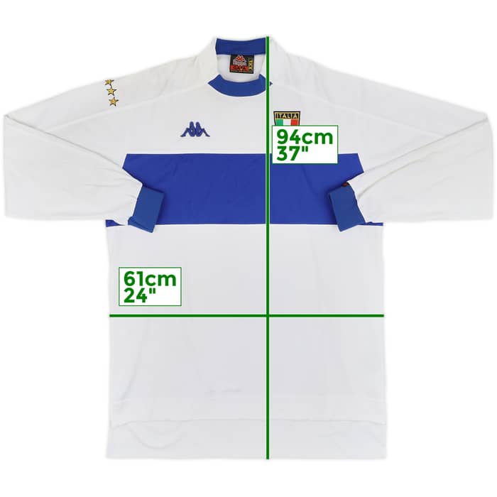 1998-00 Italy Away L/S Shirt - 9/10 - (XXL)