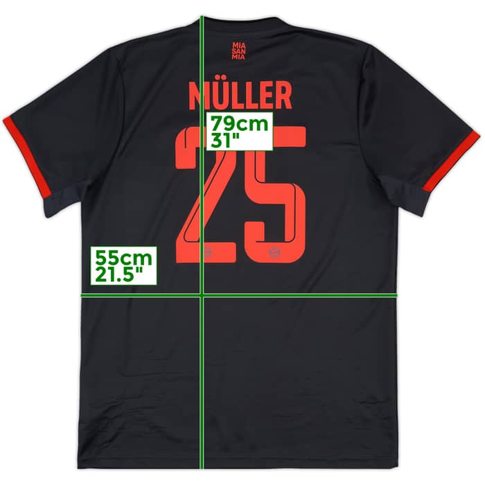2022-23 Bayern Munich Third Shirt Muller #25 - 8/10 - (L)