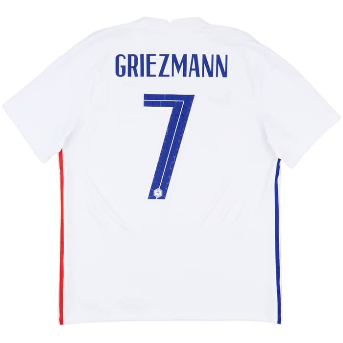 2020-21 France Away Shirt Griezmann #7 - 8/10 - (L)