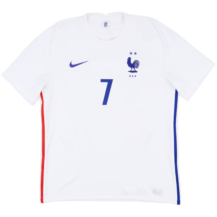 2020-21 France Away Shirt Griezmann #7 - 8/10 - (L)