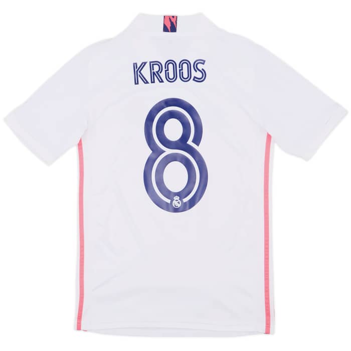 2020-21 Real Madrid Home Shirt Kroos #8 - 8/10 - (XS)