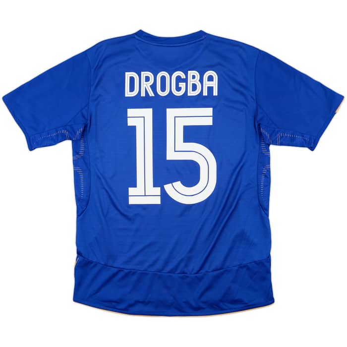 2005-06 Chelsea Centenary Home Shirt Drogba #15 - 7/10 - (L)