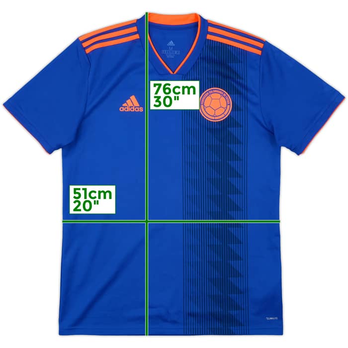 2018-19 Colombia Away Shirt - 10/10 - (M)