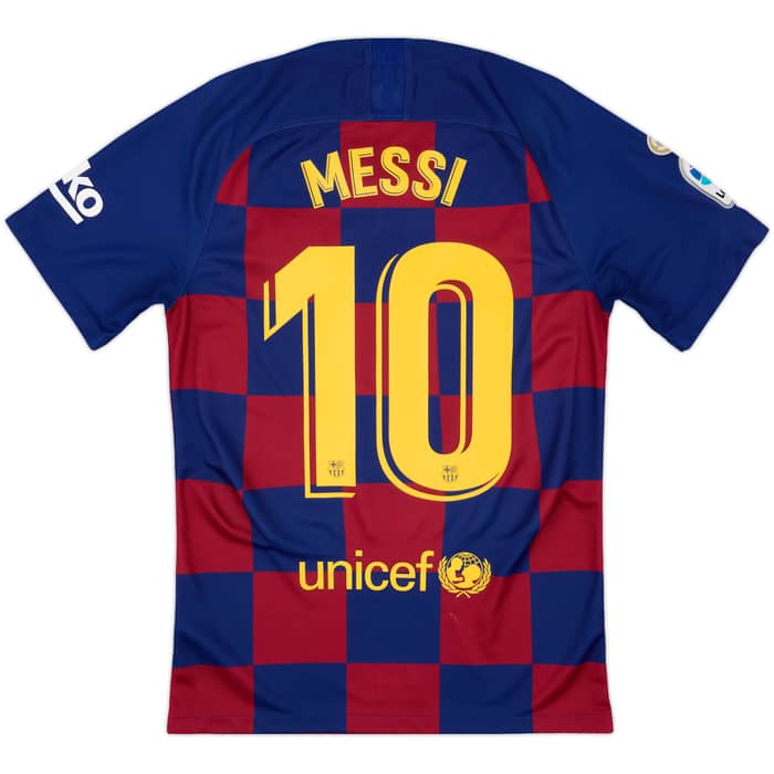 2019-20 Barcelona Home Shirt Messi #10 - 8/10 - (S)